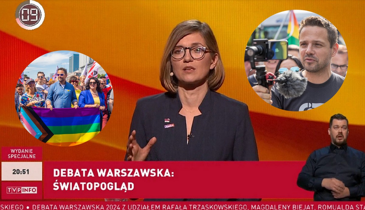 Magdalena Biejat w czasie debaty zarzuciła Trzaskowskiemu brak wsparcia dla kobiet i "lansowanie się" na Marszu Równości