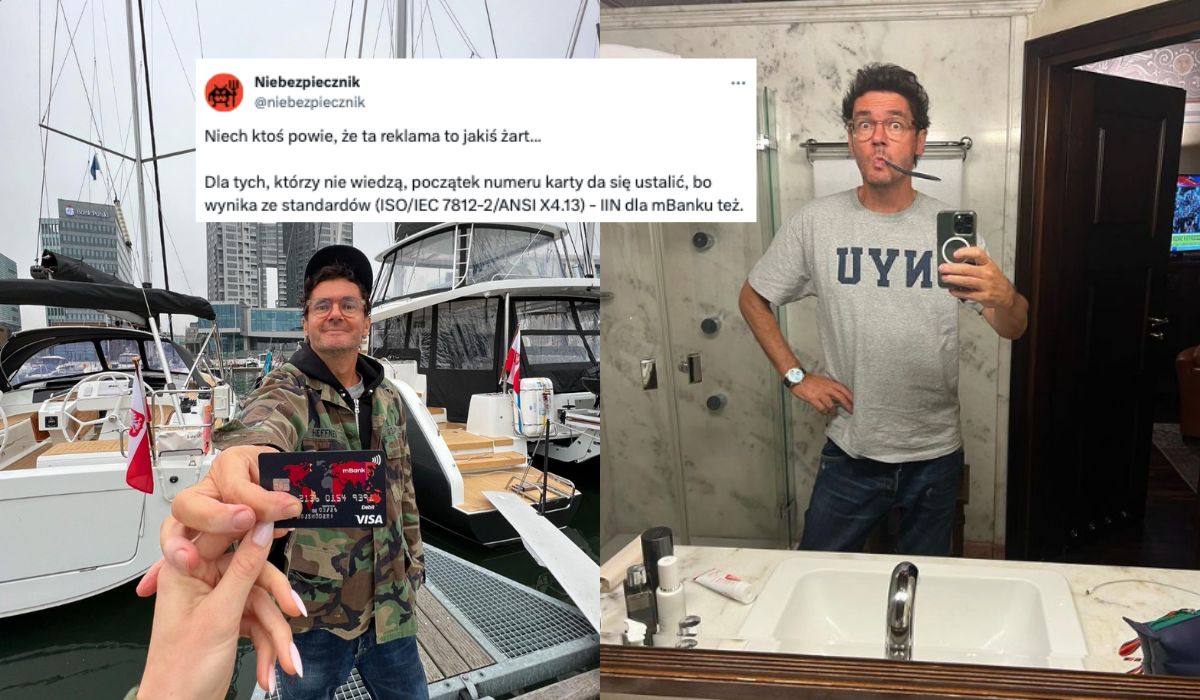 Reklama mBanku z Kubą Wojewódzkim nie wyszła, niechcący ujawnił numer karty