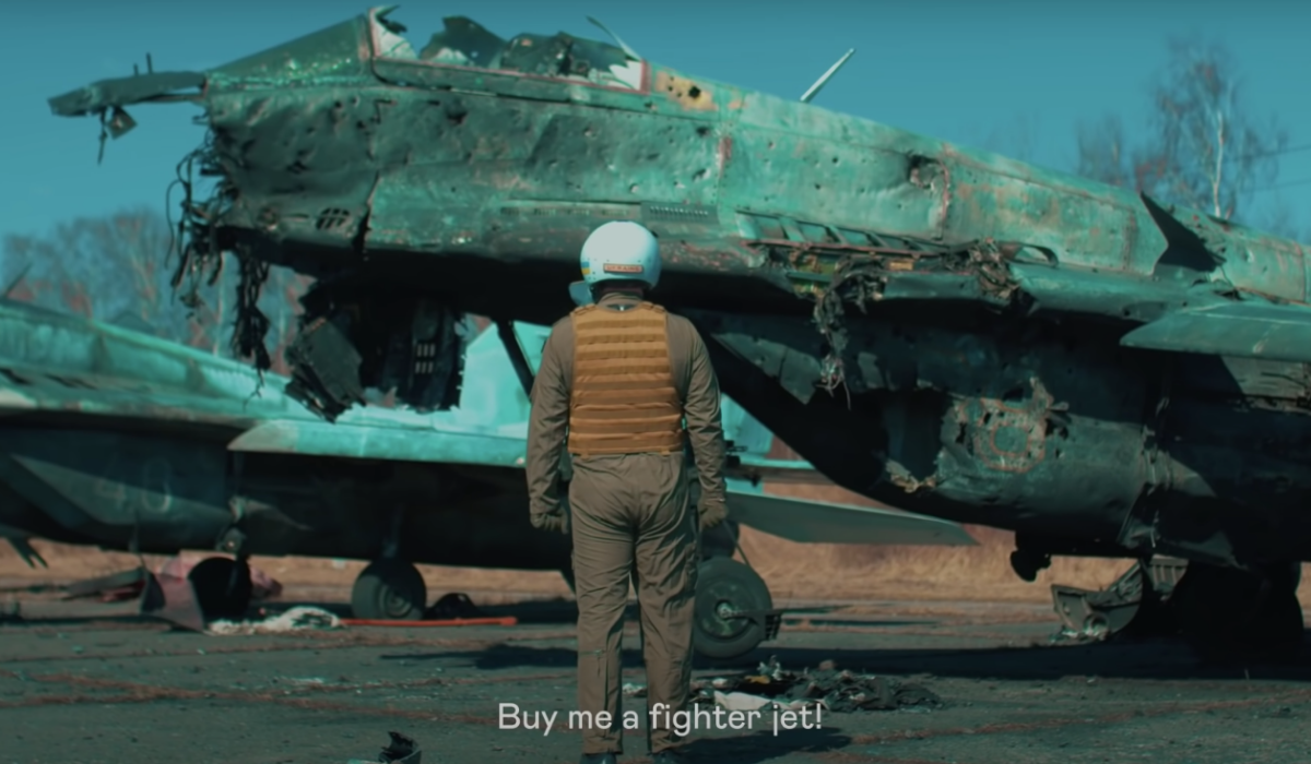 Ukraińcy piloci zrobili kampanię "kup mi myśliwiec" i jest naprawdę nieźle skrojoną kampanią fundraisingową