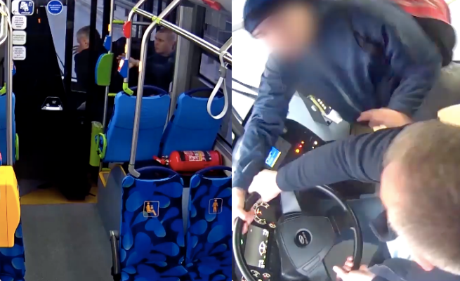 Szczecin: pasażer próbował przejąć panowanie nad autobusem. Nikt nie zareagował