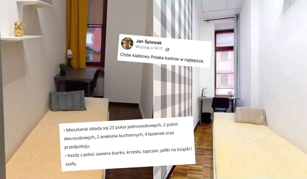 Ktoś podzielił duże mieszkanie na 25 mniejszych i radośnie szuka najemców
