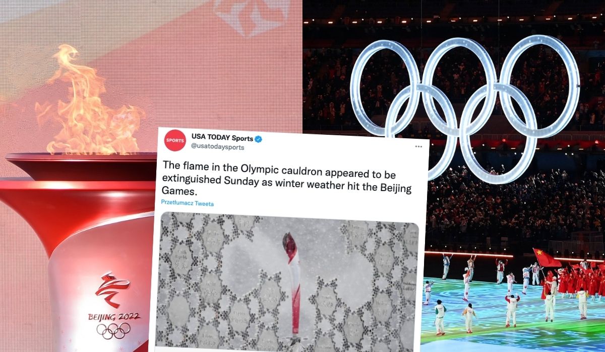 Pekin: przypadkiem zgasł znicz olimpijski i w sumie to trochę zły znak