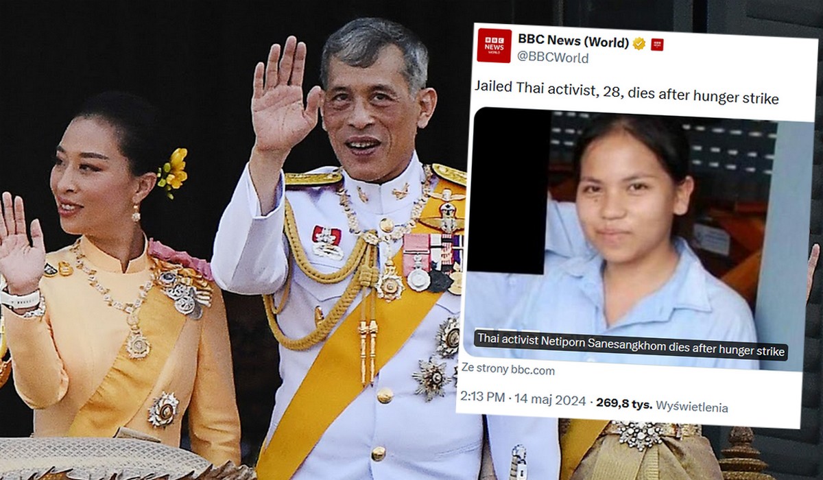 Tajlandia: zmarła aktywistka, która siedziała za obrazę królewskiego majestatu