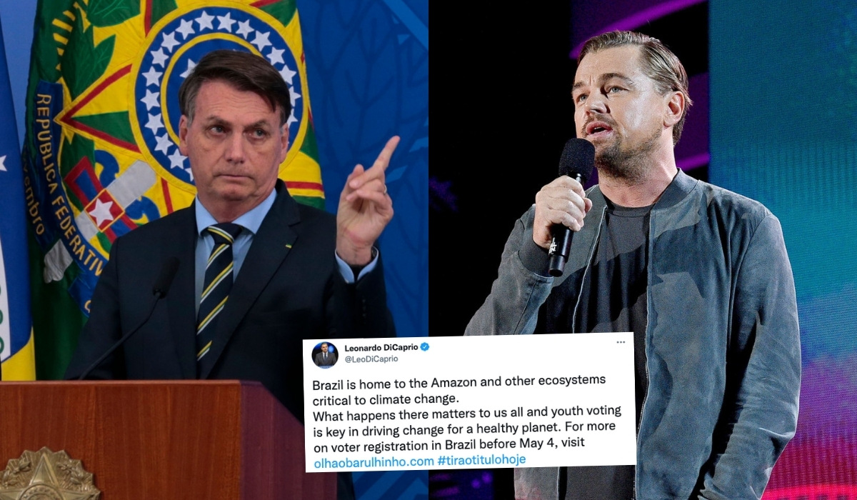 Brazylia: prezydent zdenerwował się na DiCaprio za tweeta o wyborach, poczuł się zaatakowany
