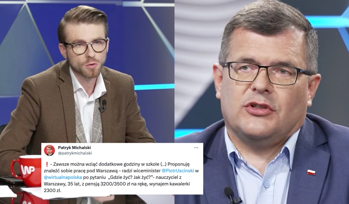 Wiceminister Uściński radzi kiepsko zarabiającym nauczycielom: przeprowadzić się i więcej pracować