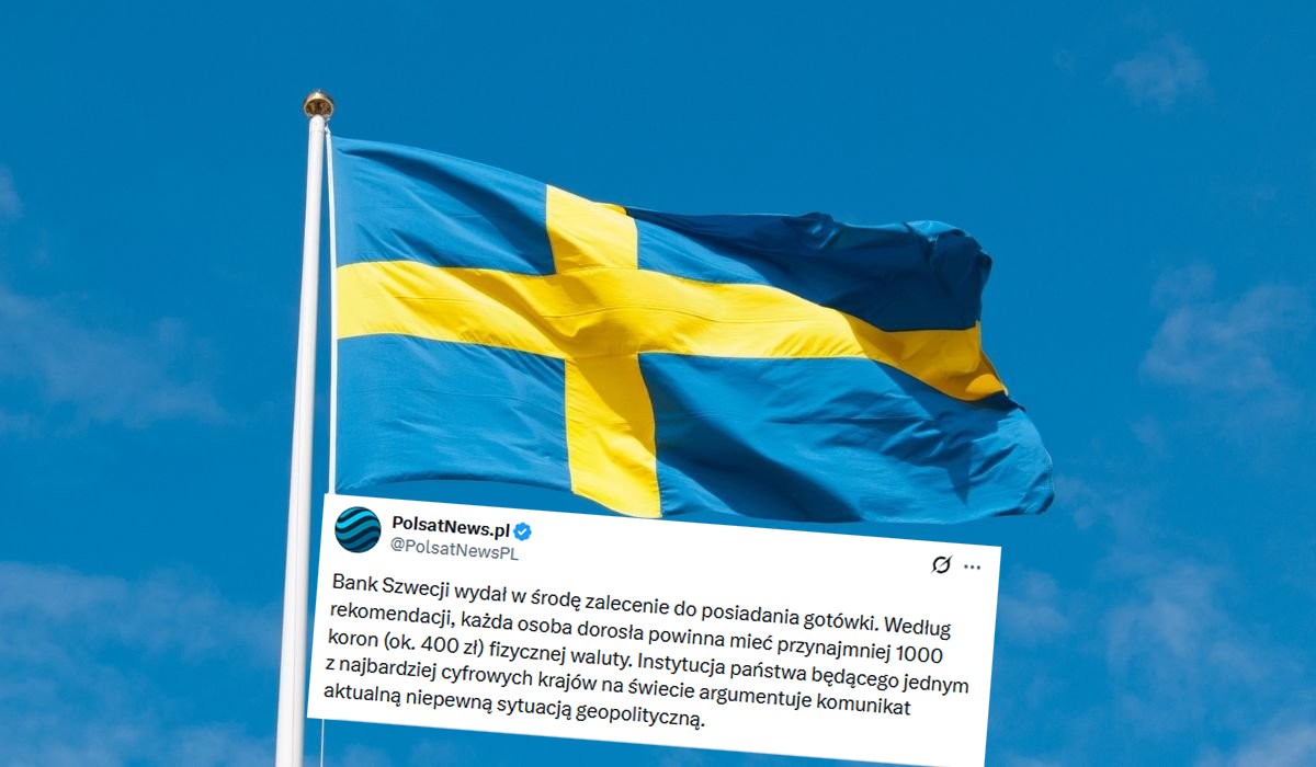 Szwecja: rząd zalecił obywatelom, żeby ze względów bezpieczeństwa mieć w domu zapas gotówki