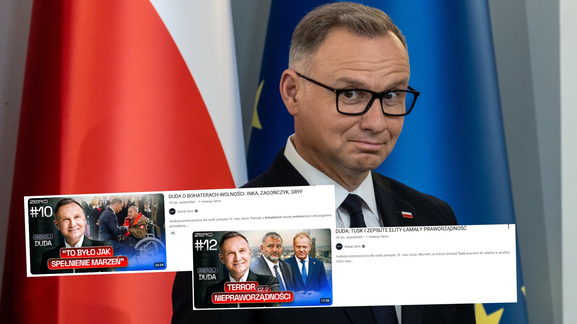 Andrzej Duda zanudził widzów w Kanale Zero i współpraca dobiegła końca
