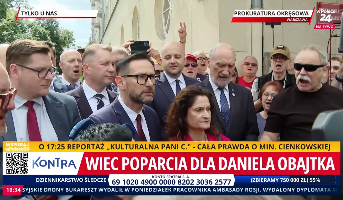 Przesłuchanie Obajtka zamieniło się w manifestację religijną, sam oskarżony mówi, że jest dumny z zarzutów