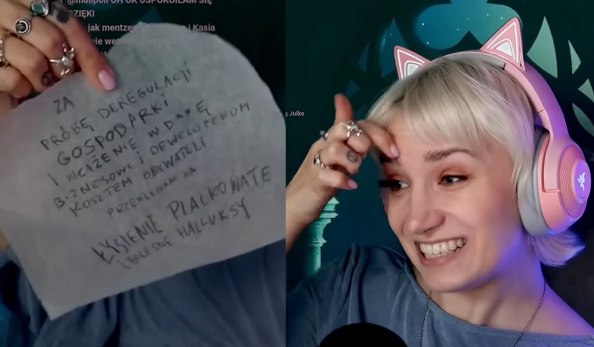 Klątwa rzucona na Mentzena oburzyła społeczność Konfederacji, influencerka wyjaśnia, że żartowała