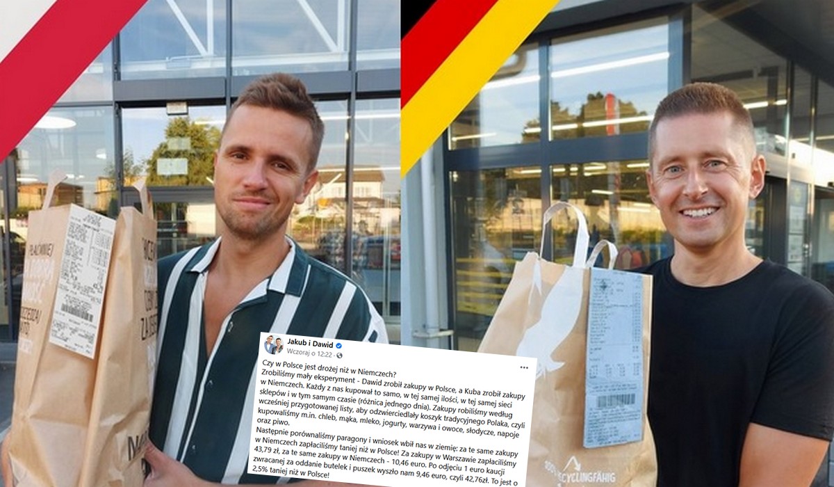 "Te same zakupy w Niemczech taniej niż w Polsce", wpis z eksperymentu zakupowego stał się niezwykle popularny