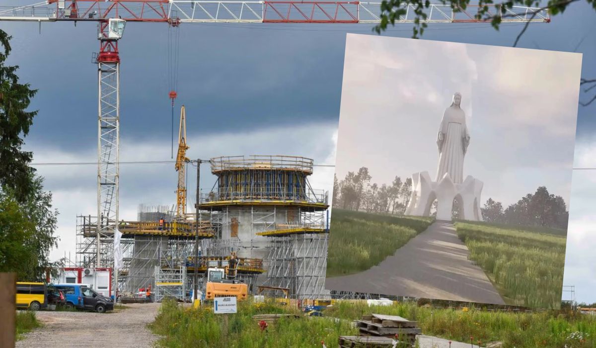 Konotopie: budowa Mega Maryi, pomnika większego niż Jezus Świebodziński, ze wsparciem miliardera, Romana Karkosika