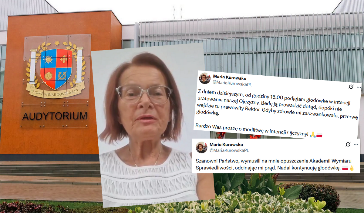 Afera w Akademii: protestującej posłance PiS kończyła się cierpliwość i bateria w telefonie, będzie kontynuować głodówkę gdzie indziej