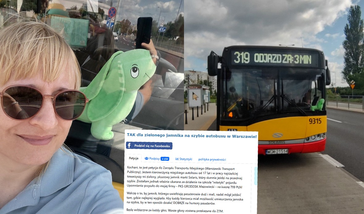 Zwrot w sprawie pluszowego jamnika w autobusie: kary nie będzie, ale nie może też wrócić