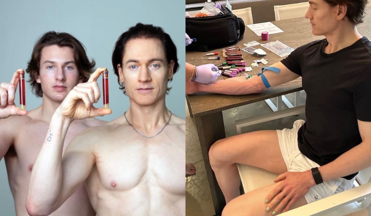 Najzdrowszy miliarder świata śmieszkuje z tego, że jego syn musi oddawać dla niego litr krwi miesięcznie