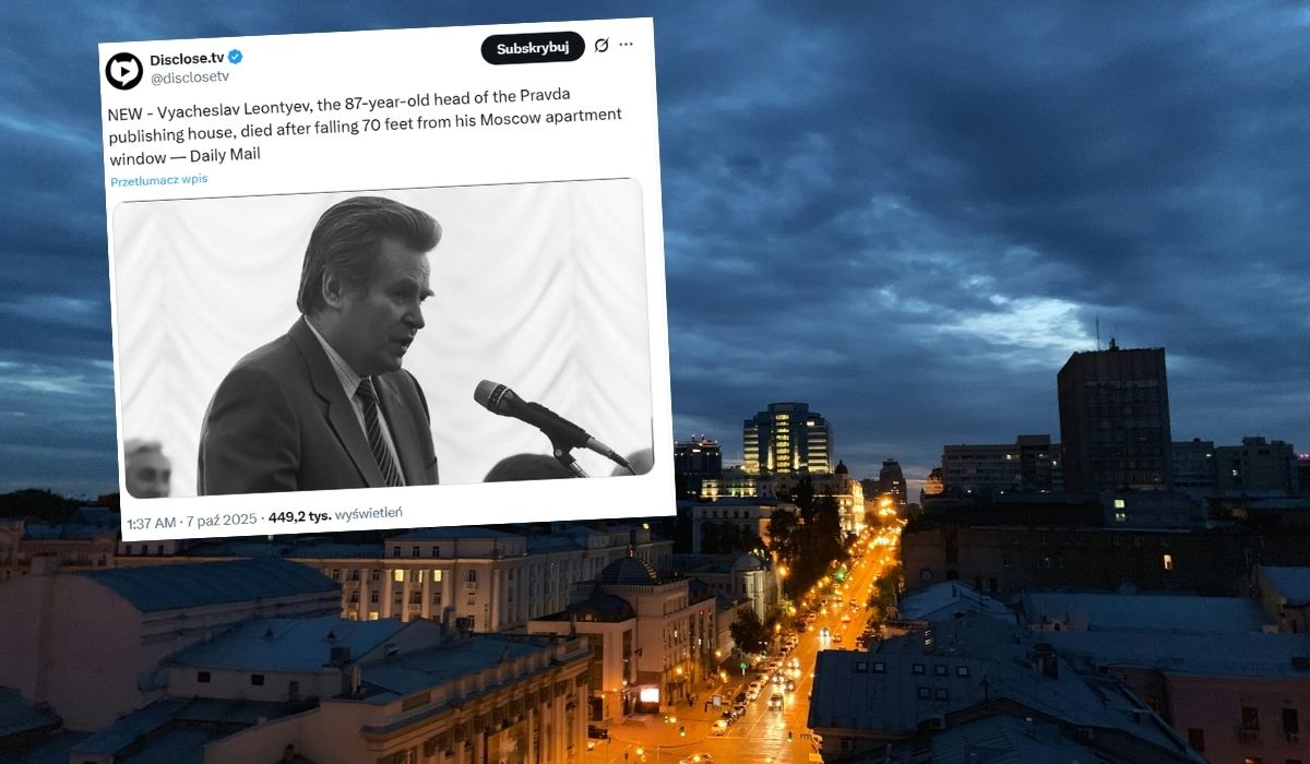 Rosja: redaktor naczelny gazety "Prawda" wypadł z okna, policja bada sprawę