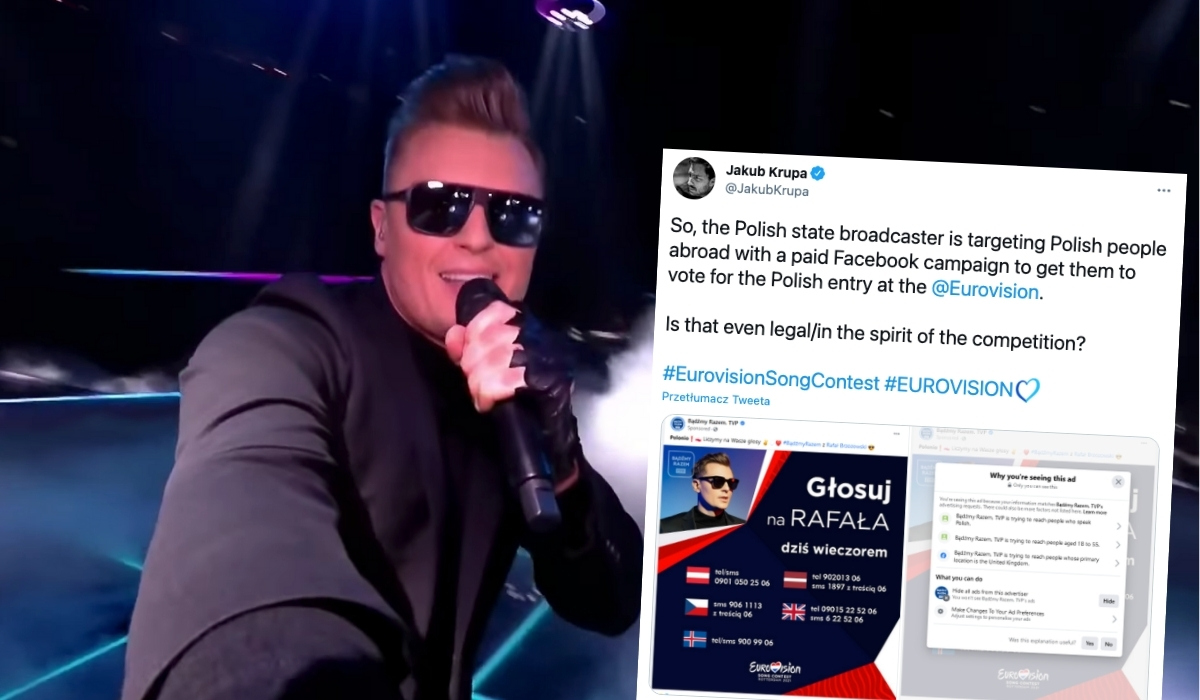 TVP opłacała reklamy na FB, żeby Polonia głosowała na Brzozowskiego xD