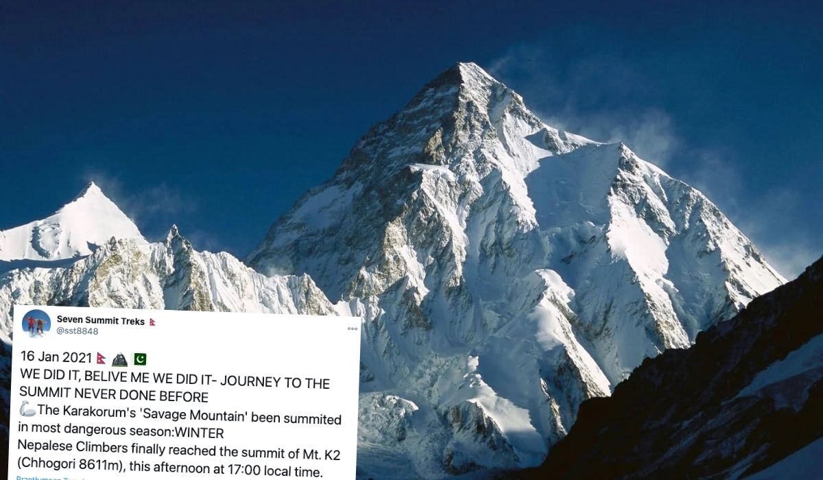 Szerpowie uwzięli się i zdobyli sobie szczyt K2 zimą, chociaż mogliby siedzieć w domku