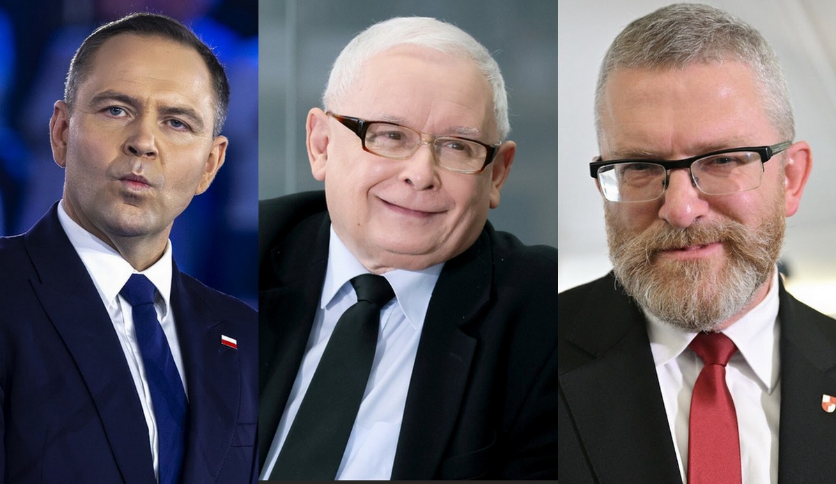 Sondaż: liderem prawicy pozostaje prezes Kaczyński, na podium także Nawrocki i Braun