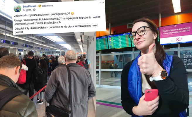 Jak wyglądają powroty LOT-em. "Na pokładzie facet z gorączką, kaszlem, typowymi objawami. Dostał maseczkę i odprawiony do domu"