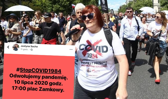 Pandemia zostanie odwołana 10 lipca, ale przez Justynę Sochę ;__;