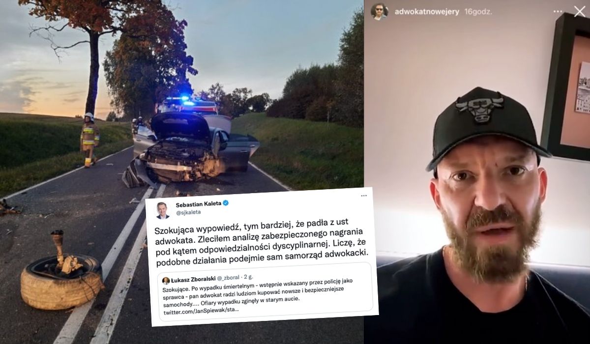 Adwokat o śmiertelnym wypadku: ofiary miały tani, stary samochód, trzeba brać kredyt i kupować lepszy