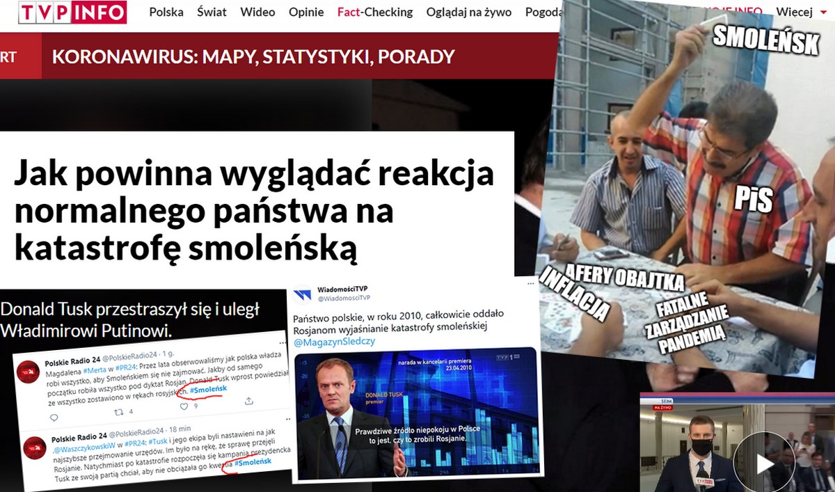 Media rządowe ignorują afery Obajtka i jako główny temat podają Smoleńsk