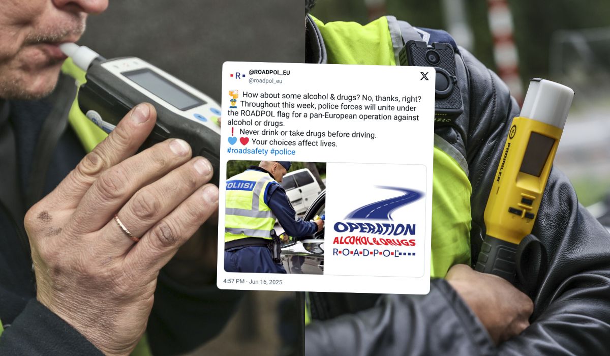 Policjanci w całej UE rozpoczęli akcję masowych kontroli trzeźwości na drogach