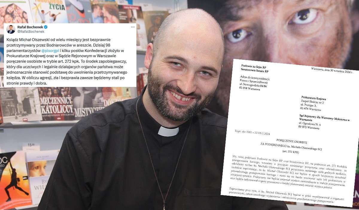 Po obronie posłanki Matysiak, PiS i Konfederacja razem upominają się o księdza "Salcesona" Olszewskiego