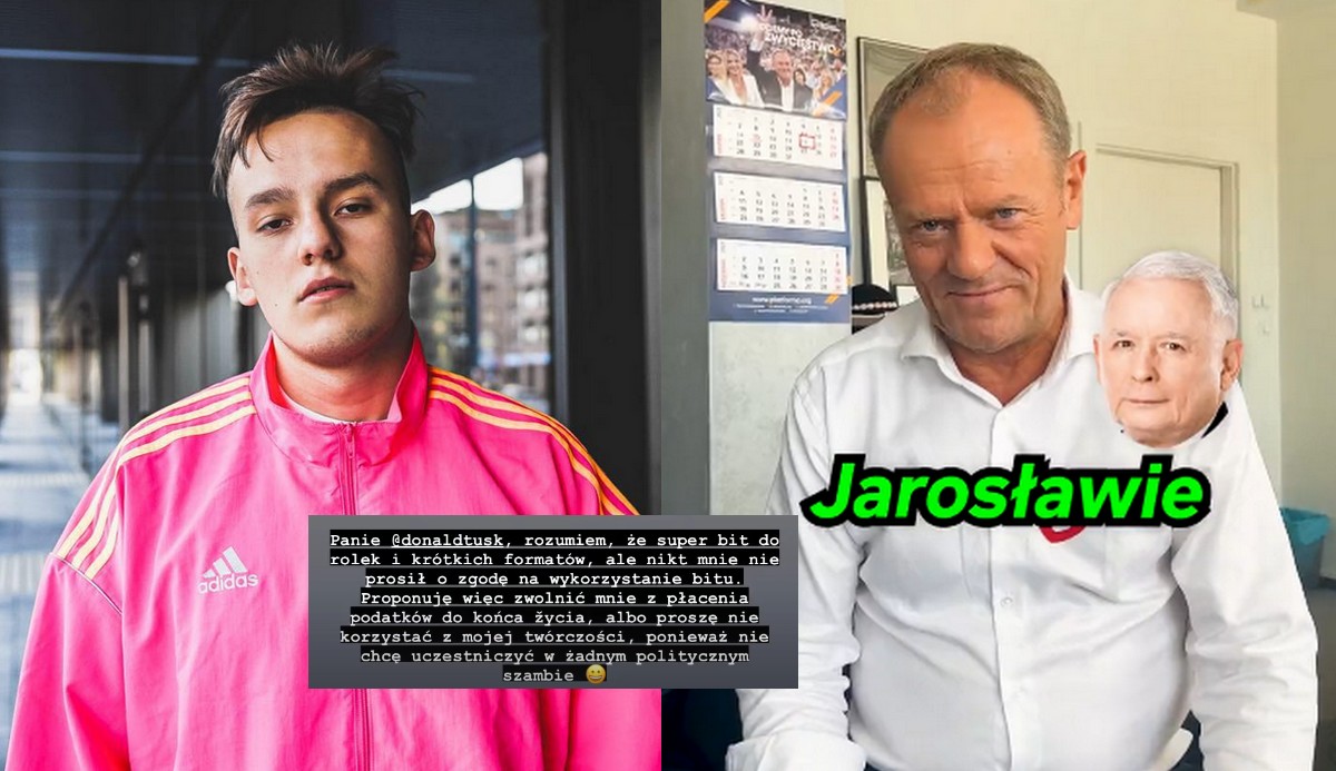 Kubi złości się na Tuska, że użył jego bitu znanego z "Billy Kid" w którym rapował ReTo