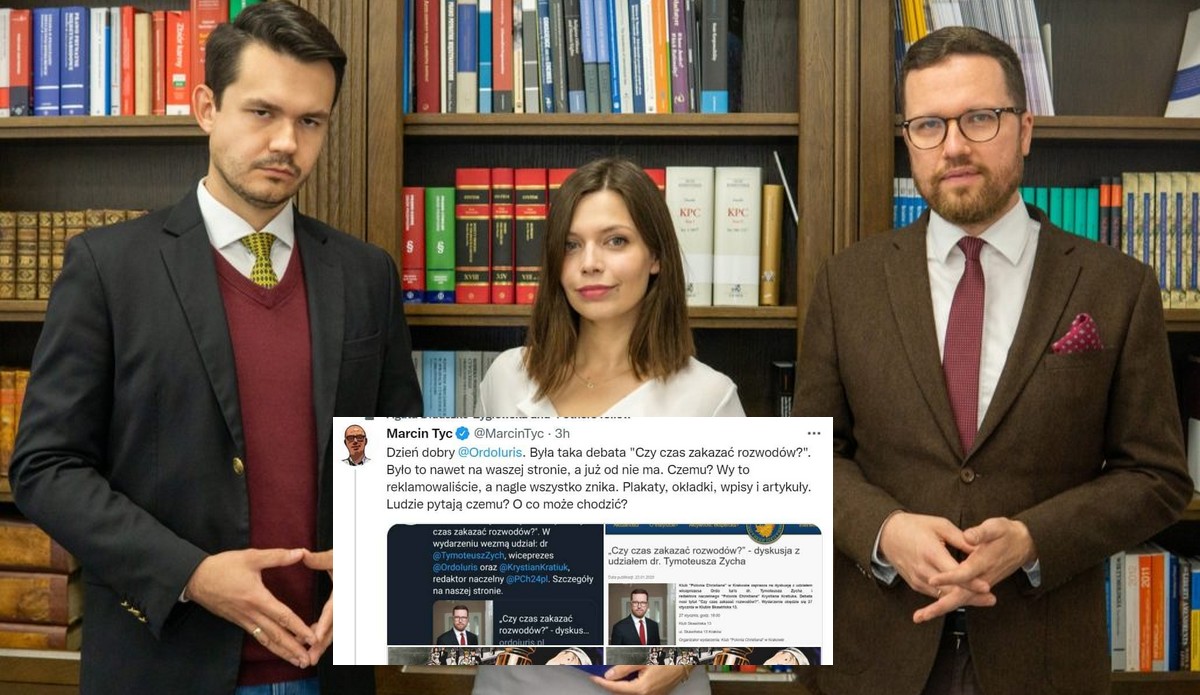 Salon24: kulisy rozłamu Ordo Iuris to między innymi płomienny romans, doszło nawet do bójki