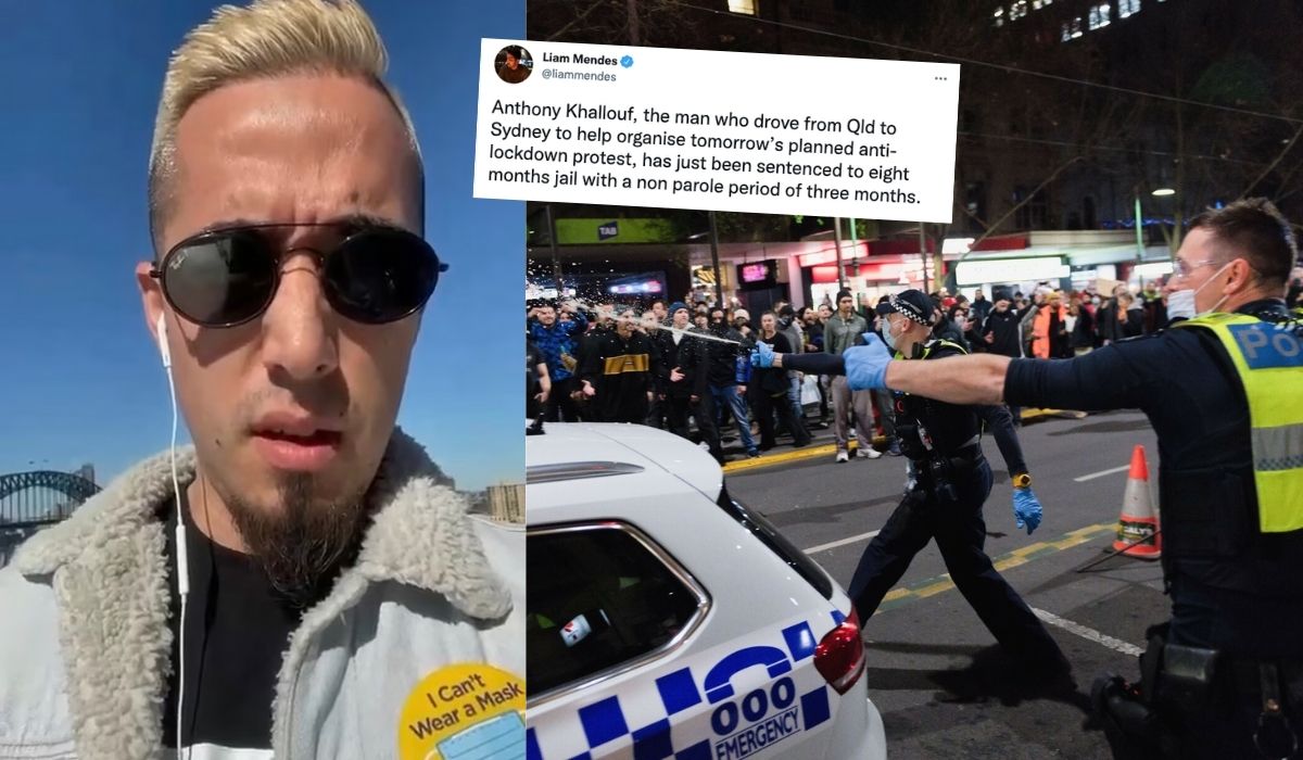 Australia: organizator protestów przeciwko lockdownowi skazany na 8 miesięcy
