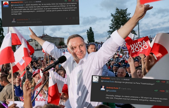 Prezydent Duda poszedł odpowiadać w serwisie Wykop i trochę się wykopyrtnął