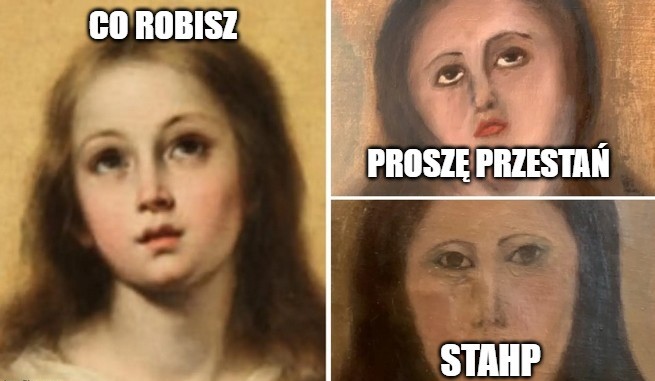 Hiszpania: kolejne amatorskie naprawianie obrazu spektakularnie nie wyszło