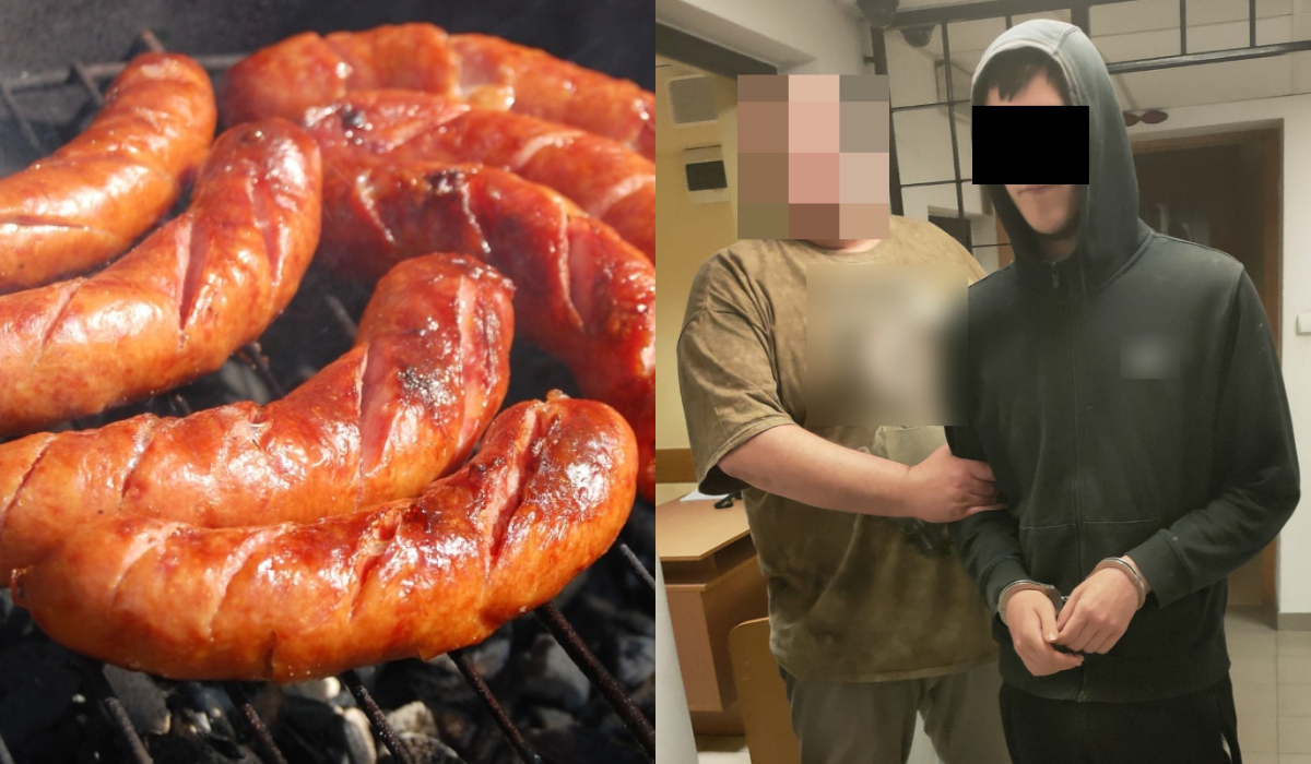 Warszawa: chłopak ukradł kiełbasę ze sklepu i dołożył do tego czynu pobicie, kiedy obsługa chciała go zatrzymać