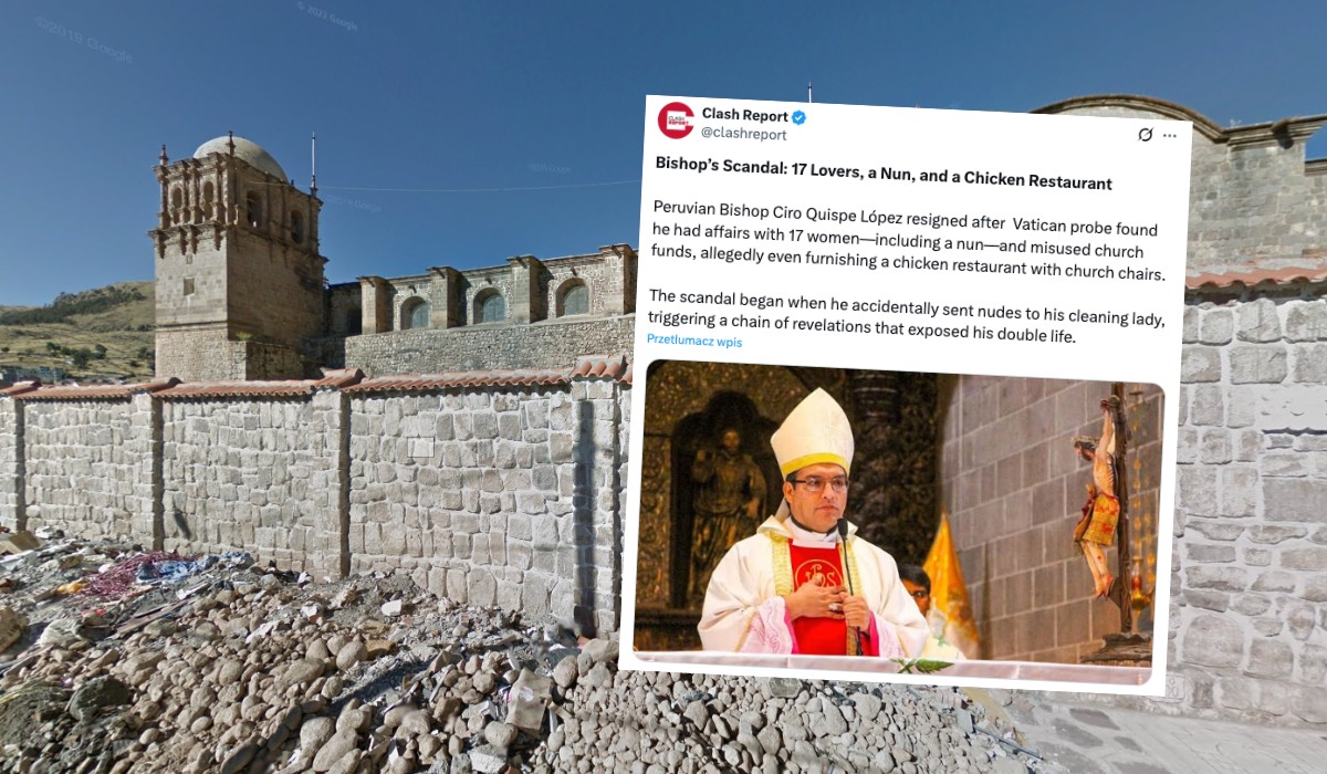 Peru: jurny biskup zrezygnował z funkcji, gdy wyszło na jaw, że poszedł na rekord i miał 17 kochanek