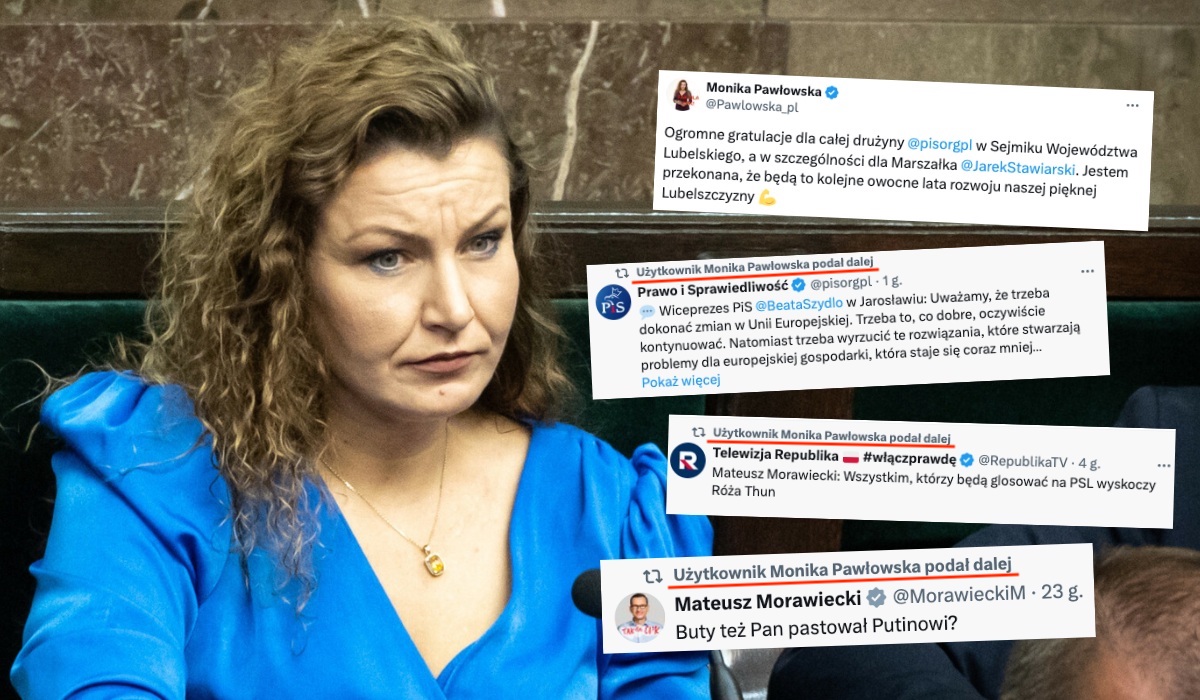 Niestrudzona Monika Pawłowska wciąż próbuje przypodobać się szefostwu PiS i wrócić na łono klubu 