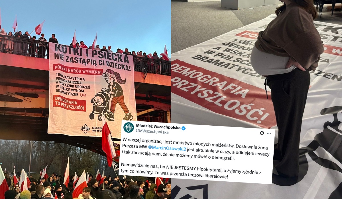 Młodzież Wszechpolska chwali się płodnością w szeregach: nie jesteśmy hipokrytami