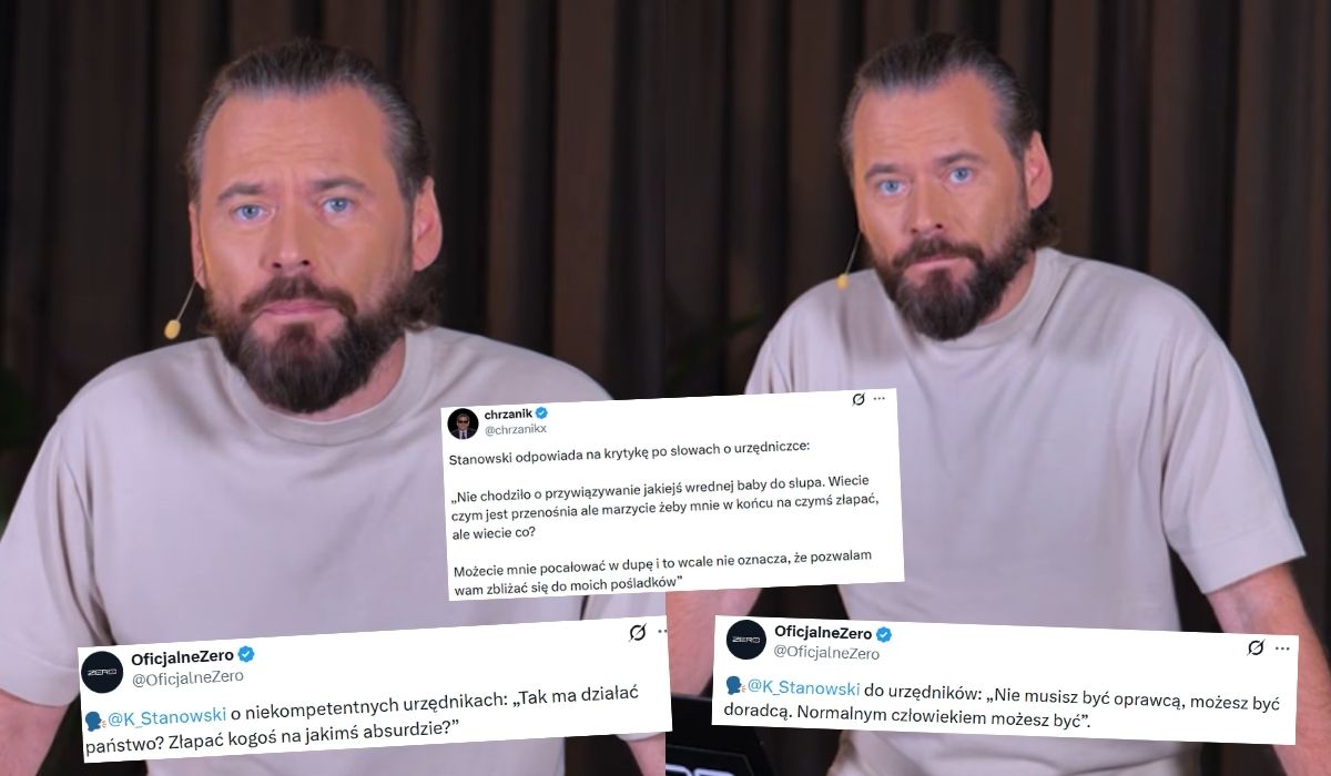 Stanowski ostro wyjaśnia, że z tą urzędniczką to była metafora taka