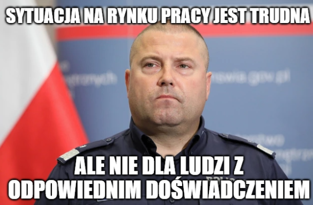 Komendant, który kazał policjantom wycinać konfetti, wylądował na ciepłej posadce w Lasach Państwowych ¯\_(ツ)_/¯