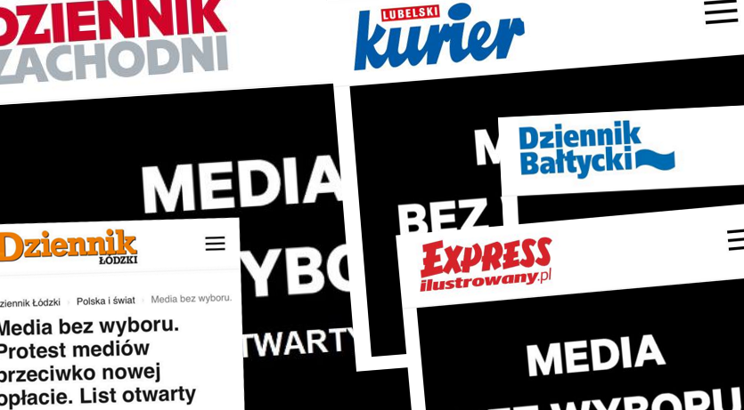Polska Press też częścią protestu przeciw "podatkowi od reklam"