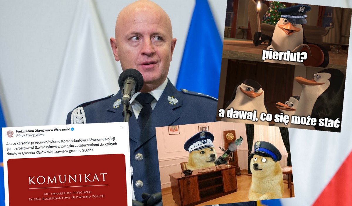 Jest akt oskarżenia ws. generała Szymczyka, tego od granatnika, chyba jednak może ponieść konsekwencje