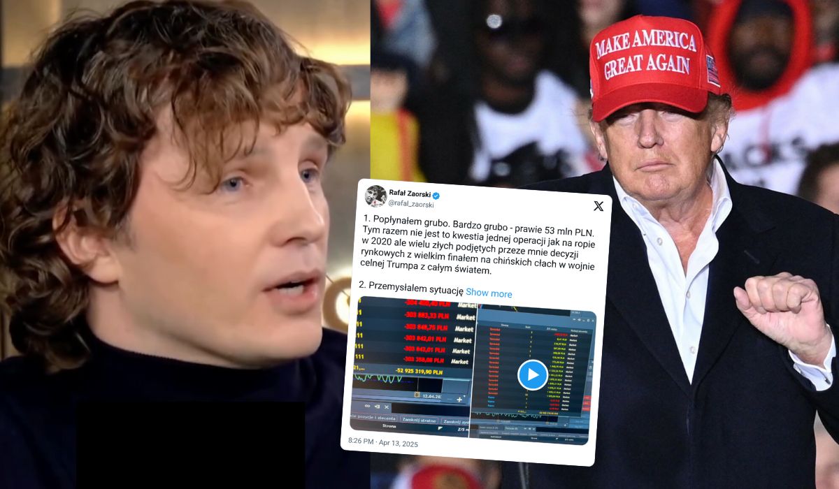 Zaorski żali się, że stracił blisko 53 mln na giełdzie, próbując przewidzieć, co zrobi Trump
