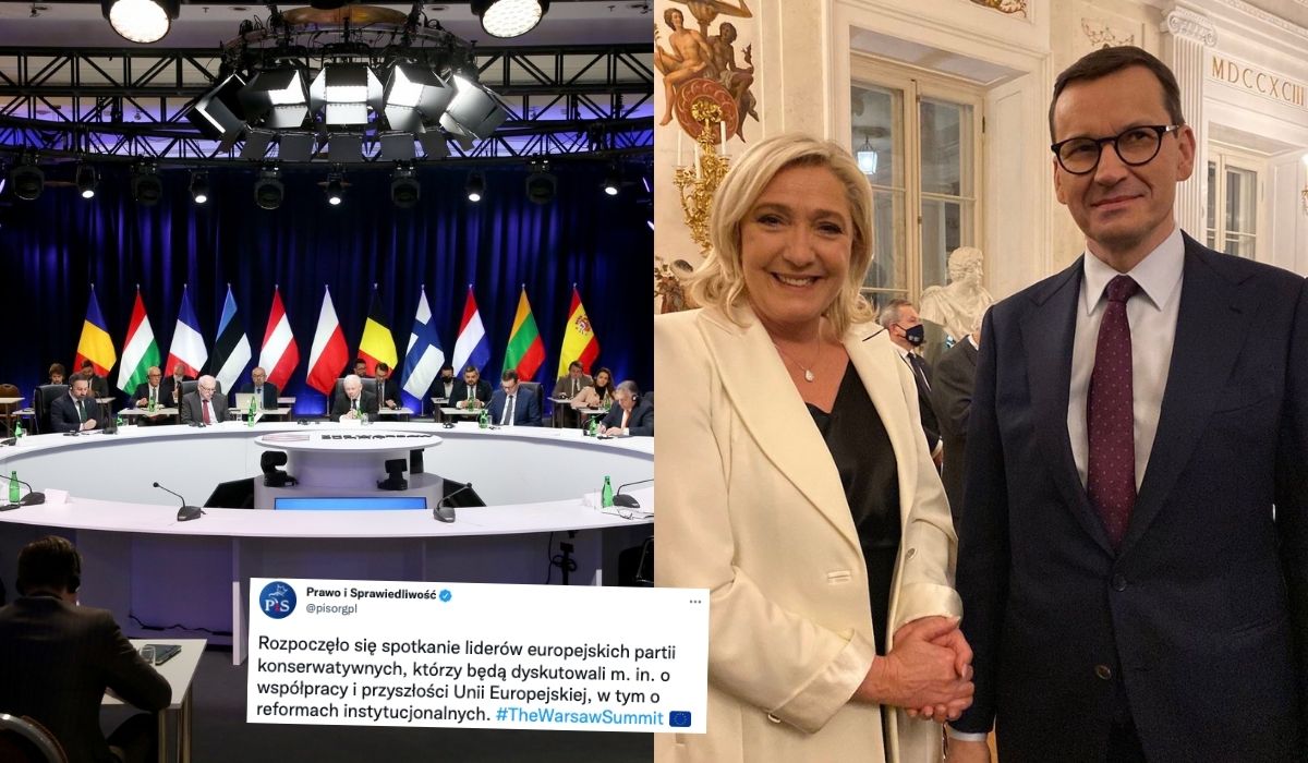PiS robi domówkę dla ważnych przeciwników Unii Europejskiej, w gości zawitali Orban i Marine Le Pen