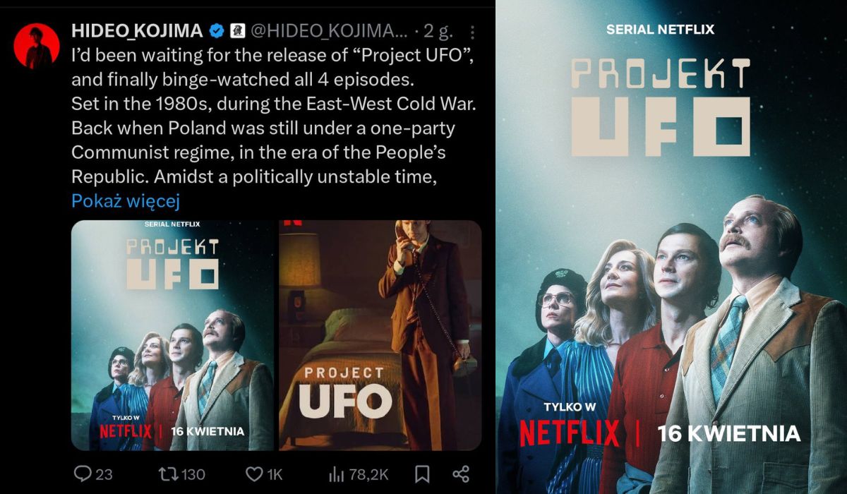 Hideo Kojima poleca nowy polski serial Netflixa