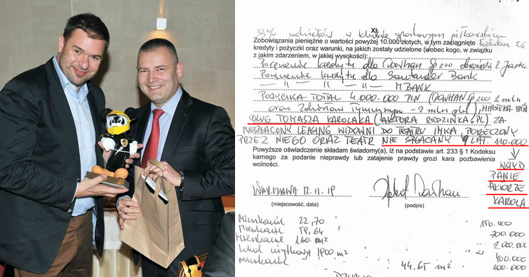 Senator PO wypomina w oświadczeniu majątkowym dług Karolakowi: "wstyd panie aktorze Karolak"