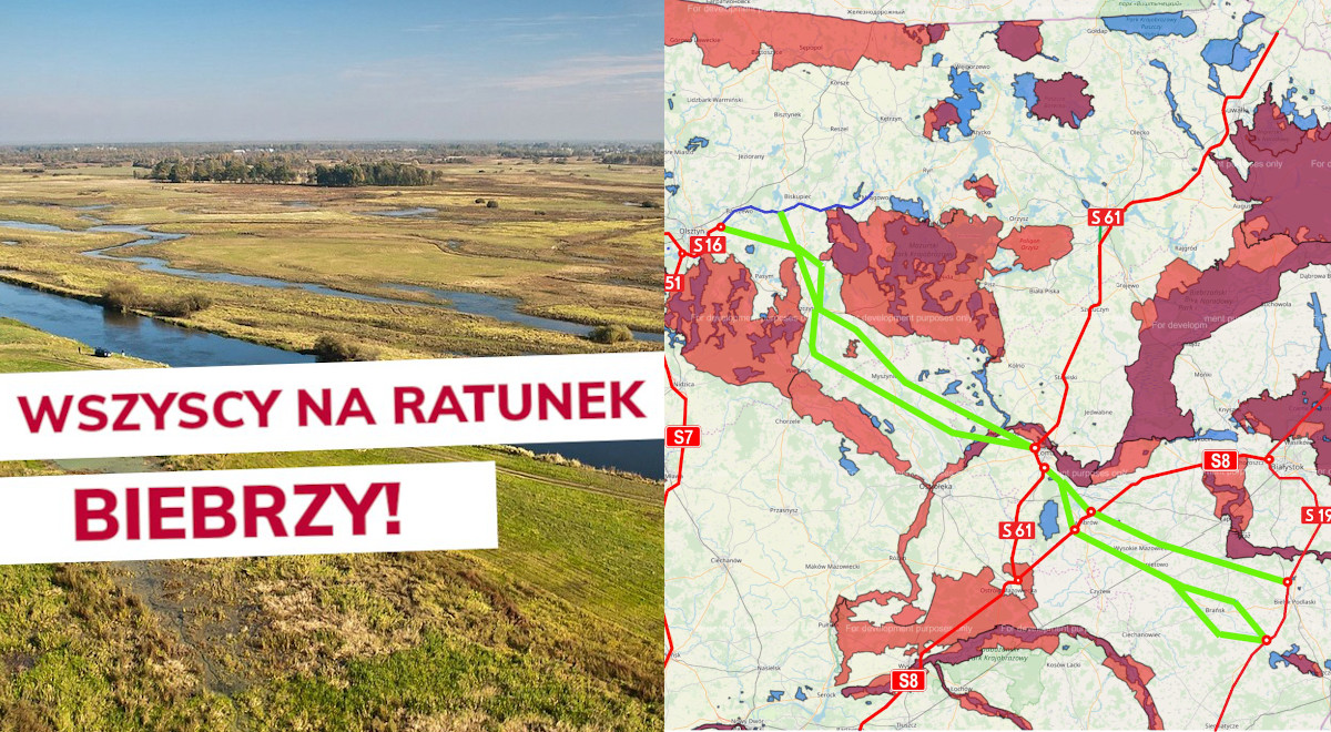 Posłanka Lewicy proponuje, żeby zamiast niszczyć Biebrzę drogami, to żeby nie niszczyć Biebrzy drogami