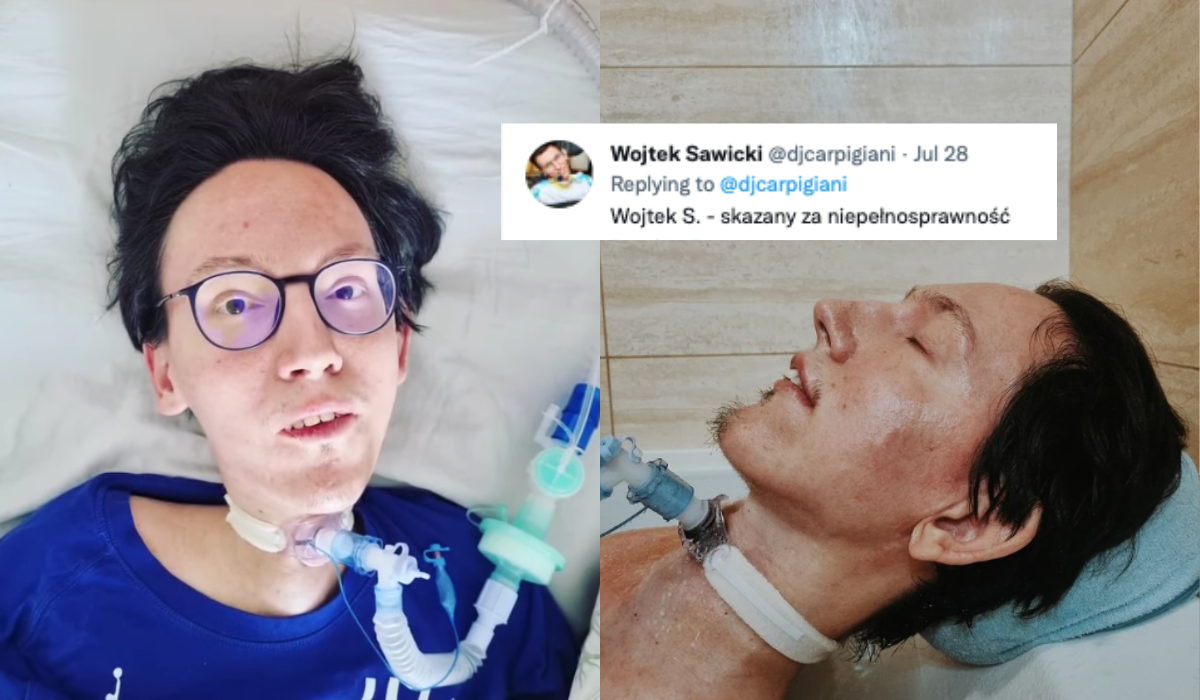 Wojtek Sawicki przypomina, że dla niektórych osób z niepełnosprawnościami dostępność prądu to "kwestia życia i śmierci"