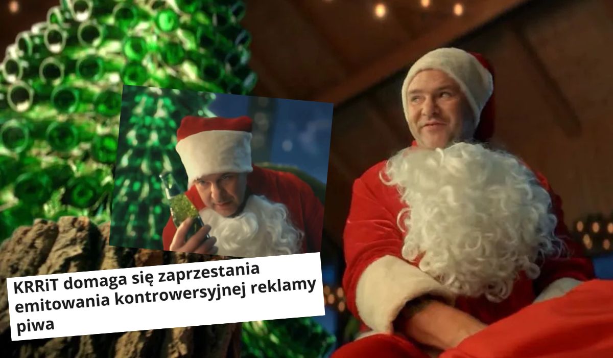 Reklama piwa z Karolakiem przebranym za Mikołaja zostanie sprawdzona przez KRRiT