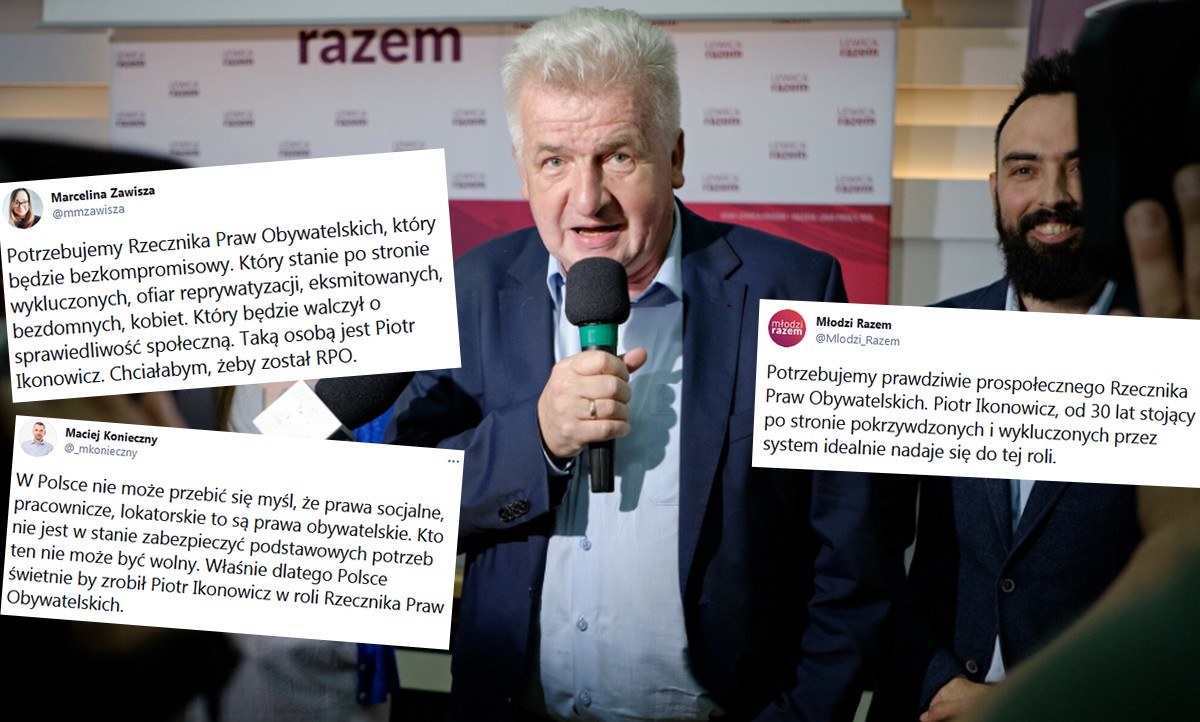 Lewica proponuje Piotra Ikonowicza na stanowisko Rzecznika Praw Obywatelskich