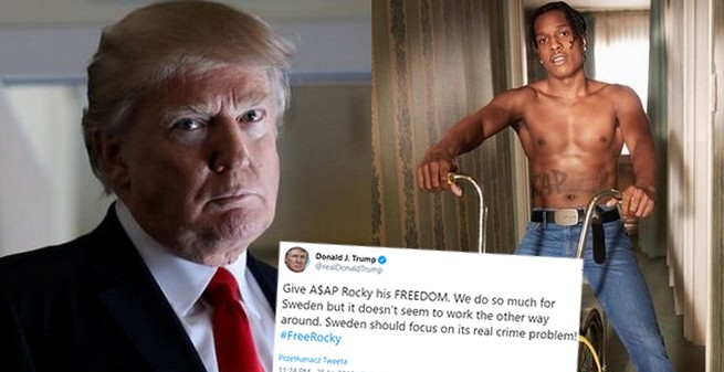 Donald Trump: uwolnijcie A$AP Rocky’ego! #FreeRocky